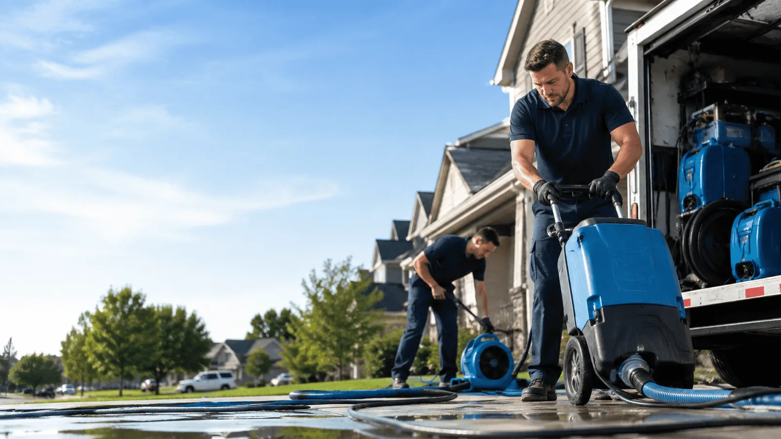 Dehumidification being performed in Fort George G Meade, MD